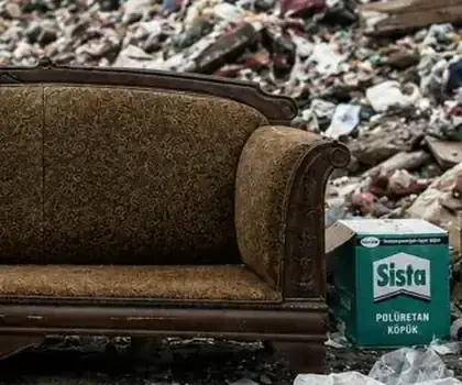 Second-hand furniture being prepared for resale, keeping usable pieces in circulation